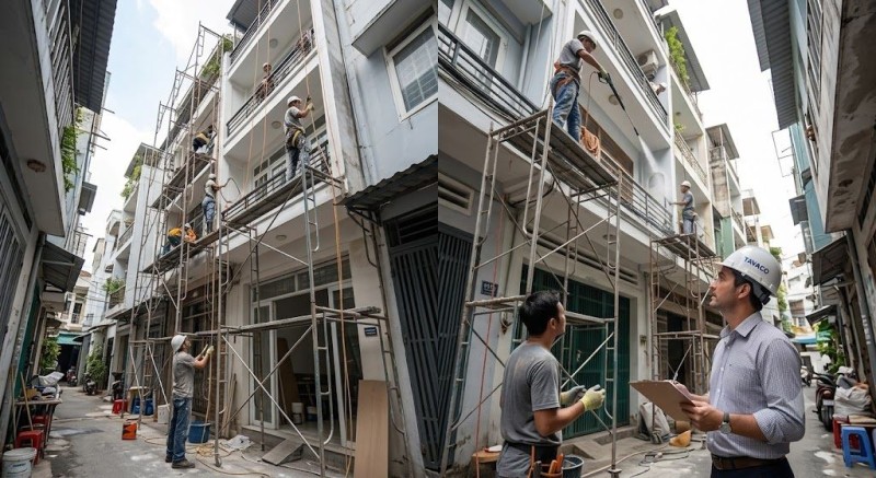 Giá Nhân Công Sơn Nhà Tính Theo M2 Hay Ngày Công?