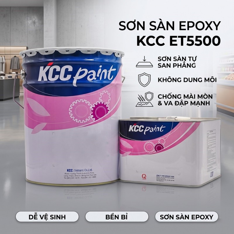 Sơn Sàn Epoxy KCC ET5500 G473505, D80680