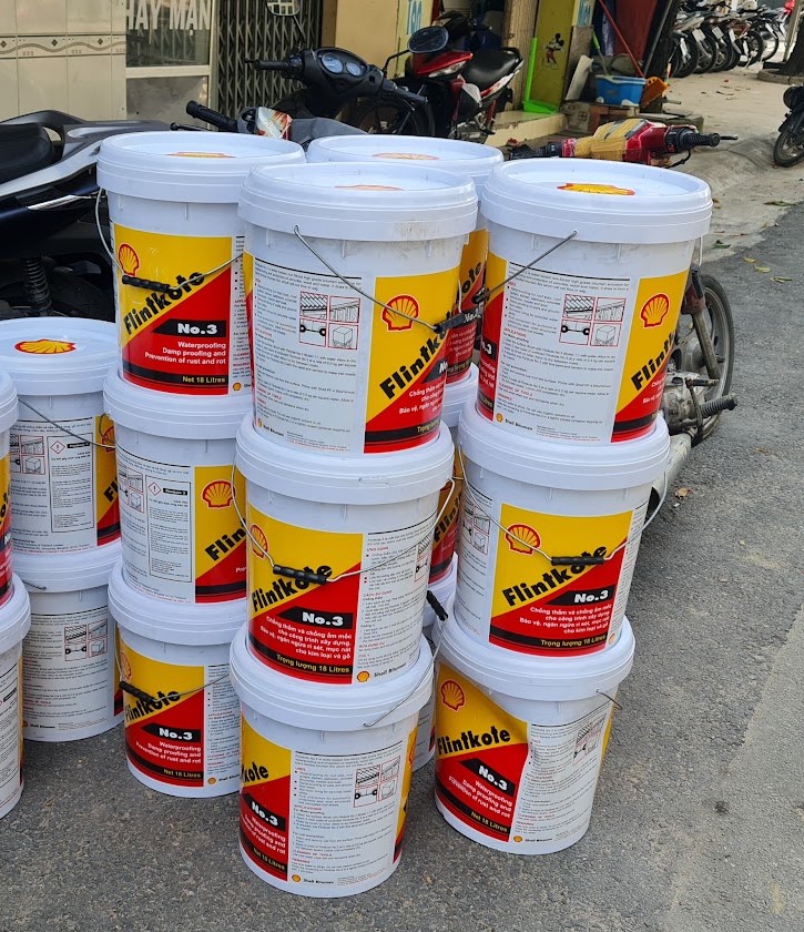 Giá chống thấm Flintkote No.3 Lon 4L,Thùng 18L