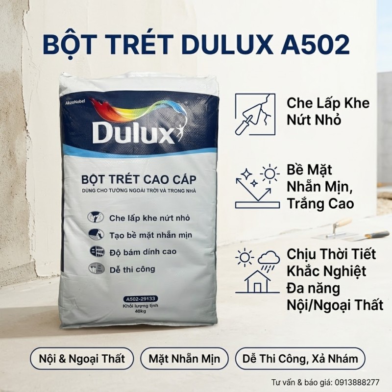 Bột Trét Tường Dulux A502 - 29133
