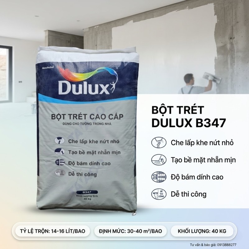 Bột Trét Dulux B347 Trong Nhà
