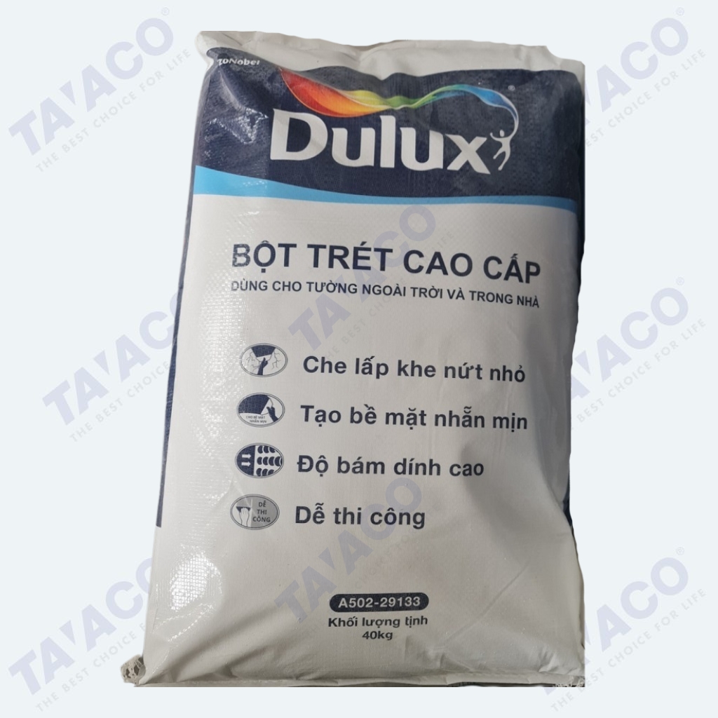 Bột Trét Tường Dulux A502 Nội & Ngoại Thất