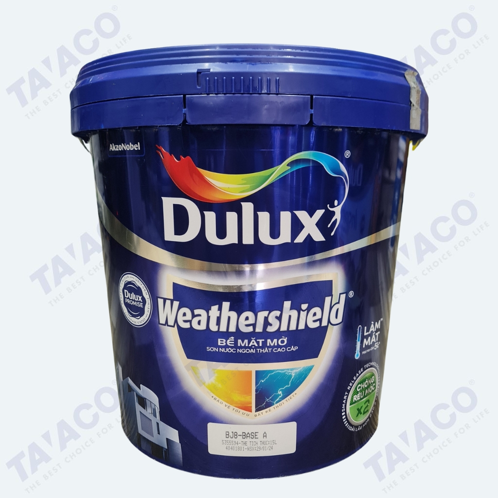 Sơn Dulux WeatherShield Mờ BJ8