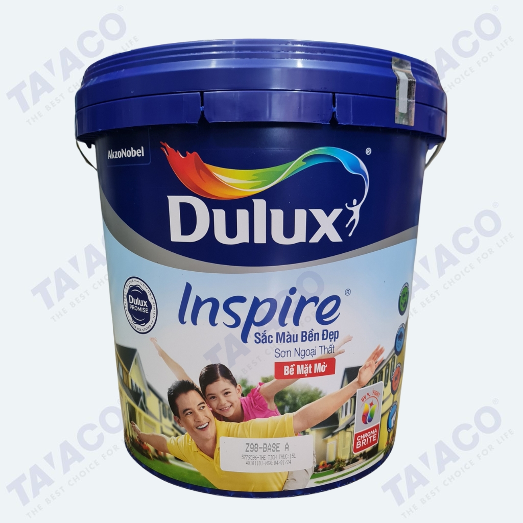 Sơn Dulux Inspire Mờ Ngoài Trời Z98