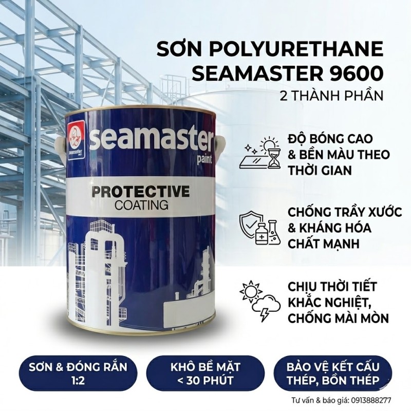 Seamaster 9600 - Sơn Phủ Epoxy Ngoài Trời Polyurethane