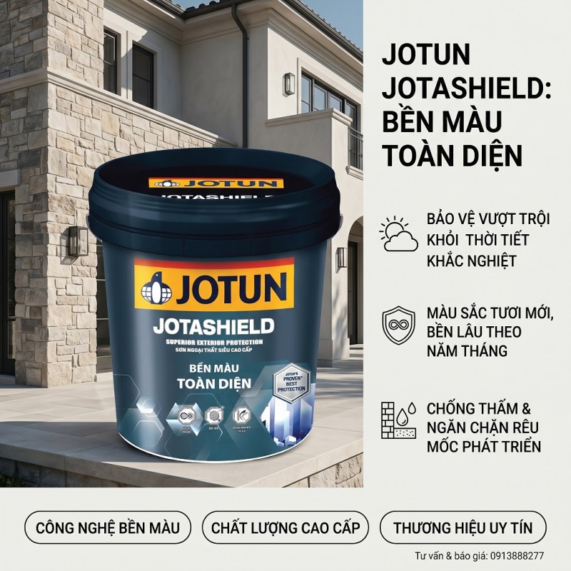 Sơn Jotun Jotashield Bền Màu Toàn Diện
