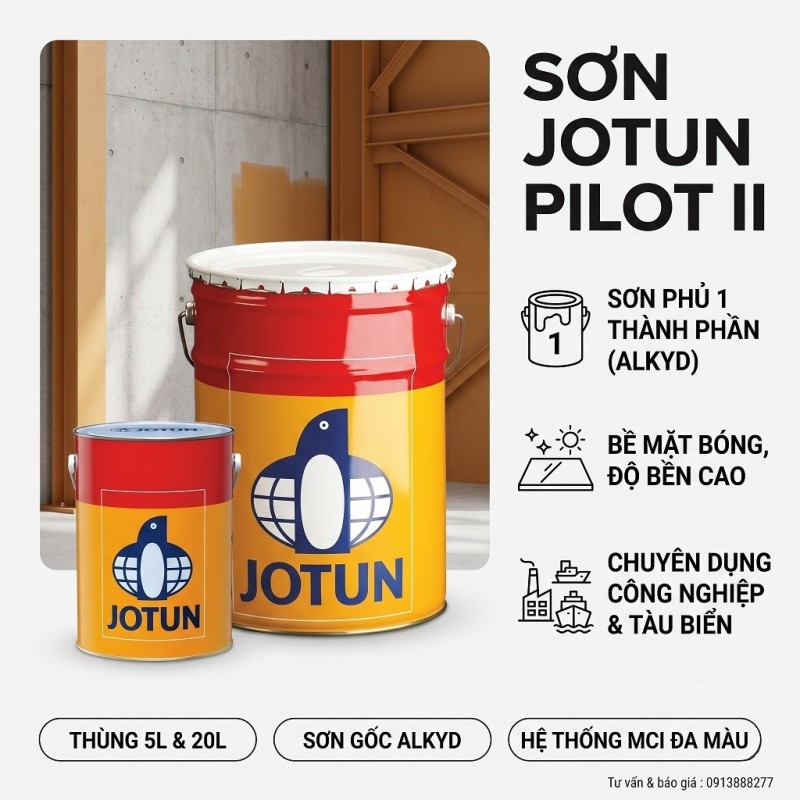 Sơn Jotun Pilot II Alkyd 1 thành phần