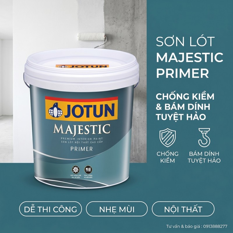 Sơn Lót Jotun Majestic Primer Chống Kiềm Nội Thất