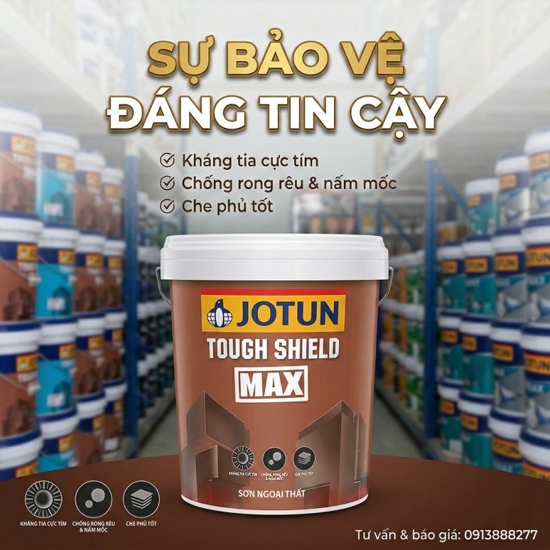 Sơn Ngoại Thất Jotun Tough Shield Max