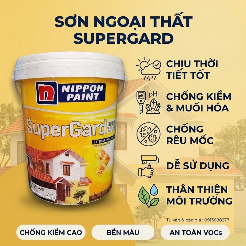 Sơn Nippon Supergard Ngoại Thất