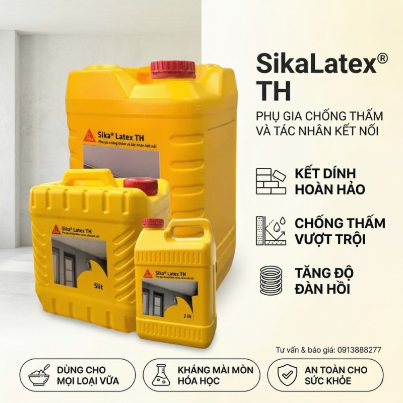 Vữa Chống Thấm Sika Latex TH