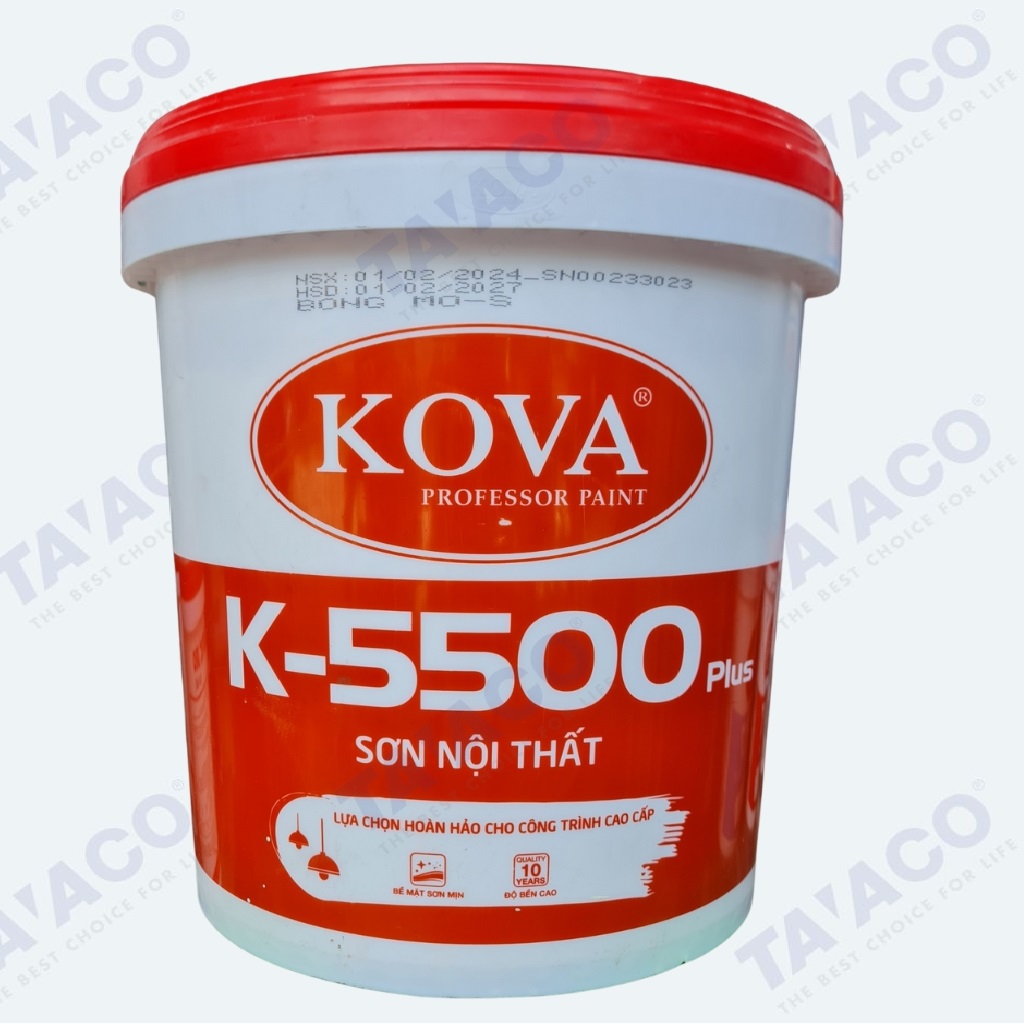 Sơn Kova K5500 Trong Nhà Cao Cấp