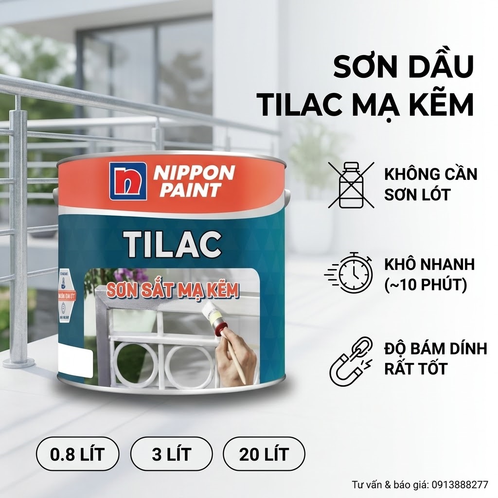 Sơn Nippon TILAC Mạ Kẽm