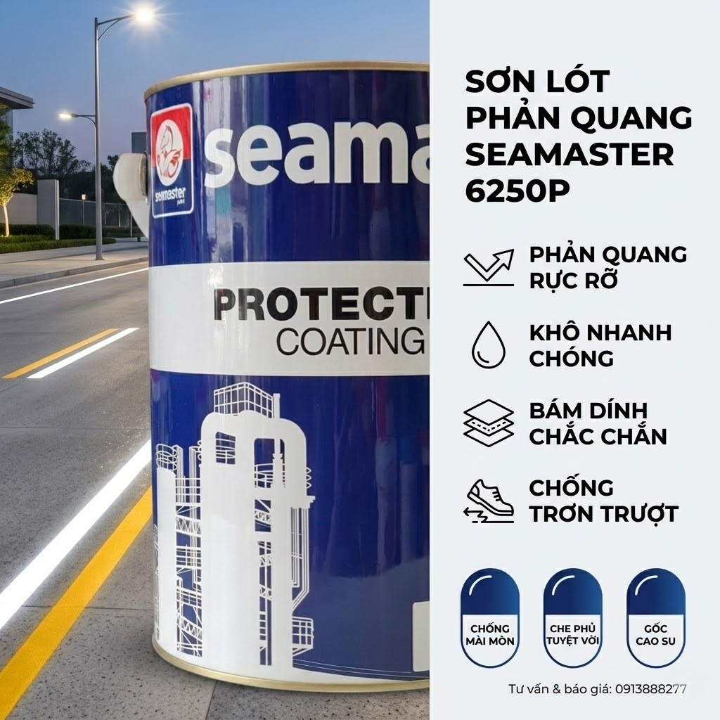 Sơn Lót Phản Quang Seamaster 6250p Reflective Primer Coat