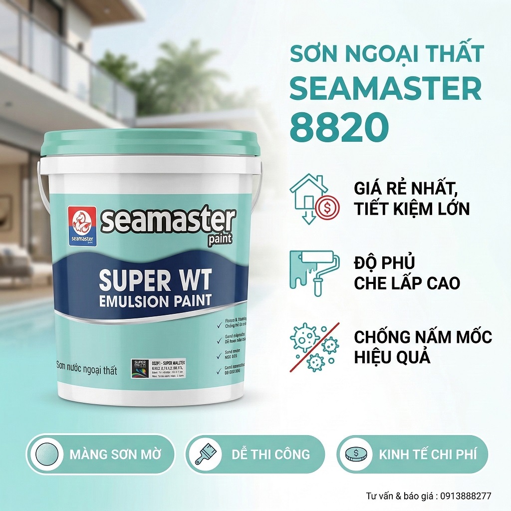 Seamaster 8820 - Super WT (Ngoại Thất)