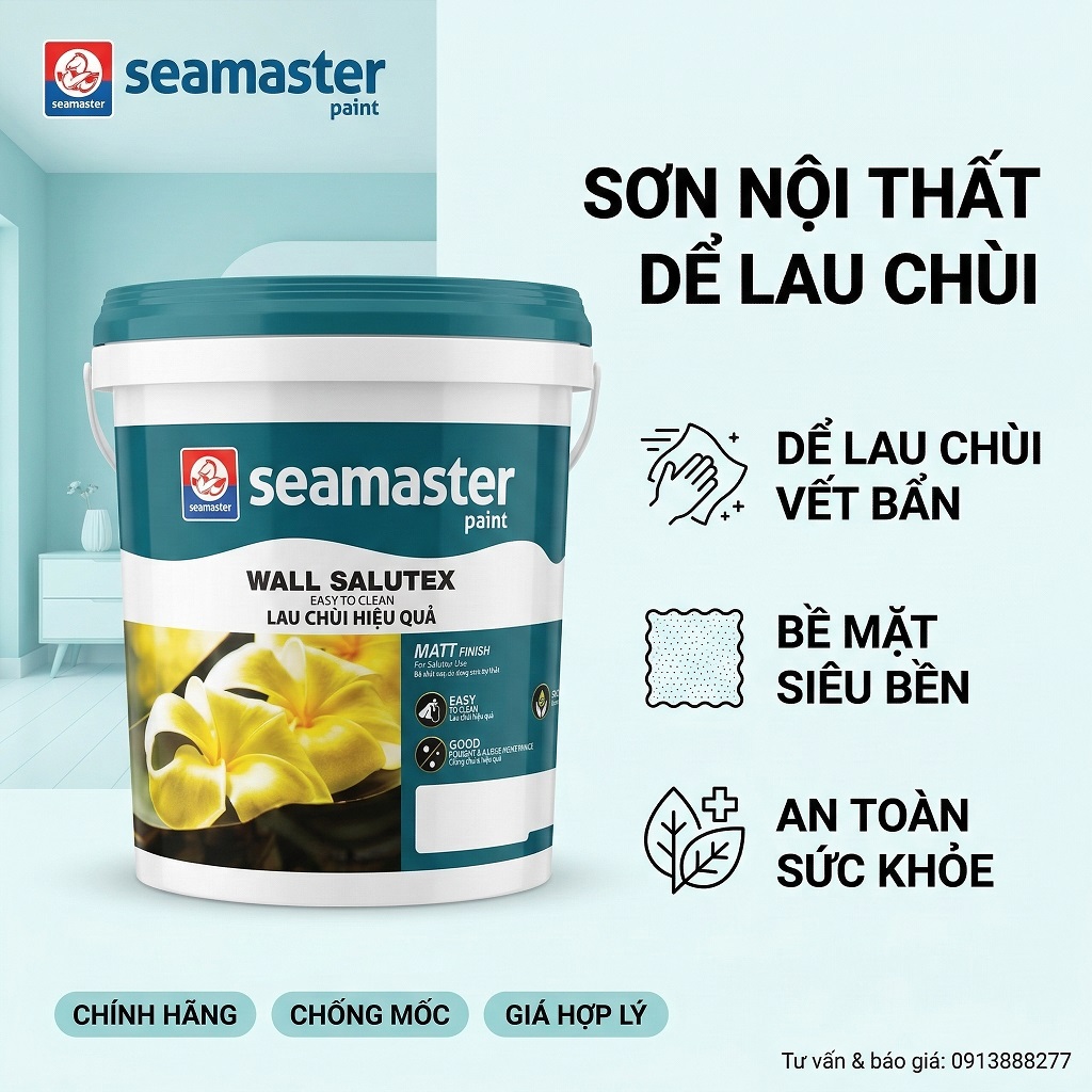 Seamaster 7700 - Wall Salutex Low VOC Nội Thất
